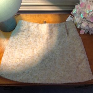 Urban outfitters printed fuzzy skirt, size 4